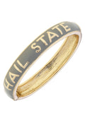 Mississippi State Enamel Hinge Bangle Gray